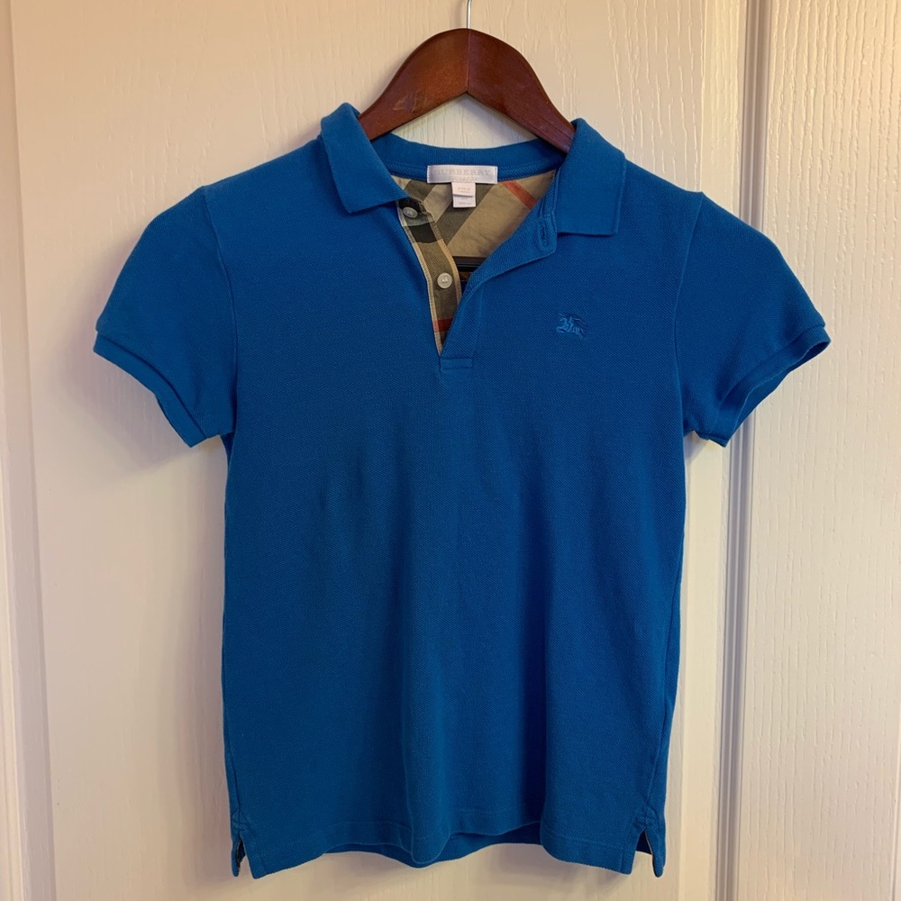 SOLD -NOT AVAILABLE Boys Burberry Polo Size 10Y